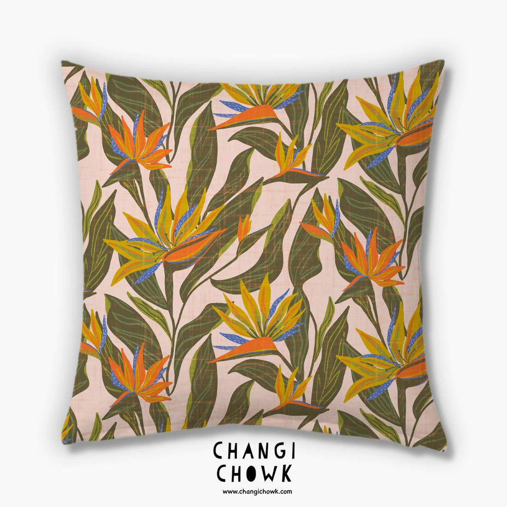 Cushion Cover - Tropical Floral - Cushion Covers - Changi Chowk - Naiise