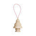 Wooden Christmas Tree Hanger - Tree Nr. 6 Home Decor 5mm Paper Pastel Pink 
