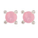 Little Pixies - Adorable Stud Earrings Earring Studs Forest Jewelry Rose Quartz Silver 