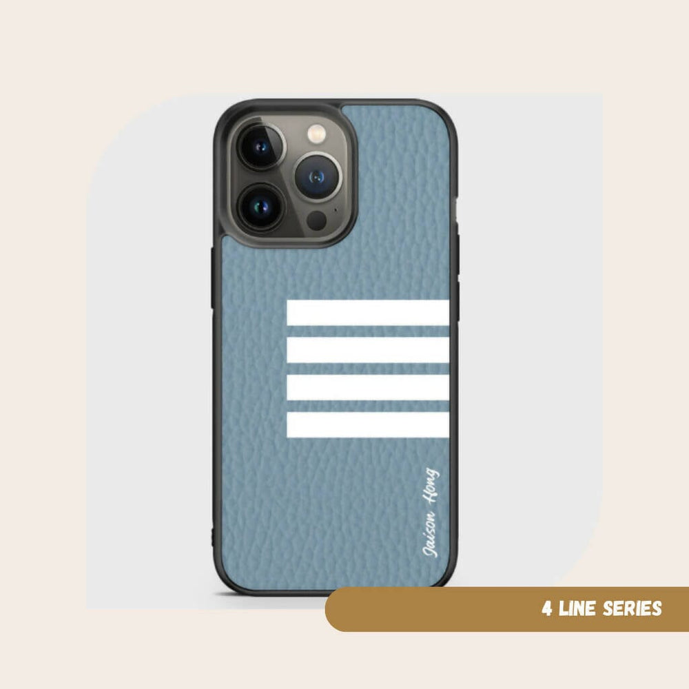 Lettering Service [Customization] - 4 Lines II Phone Cases DEEBOOKTIQUE SKYBLUE 