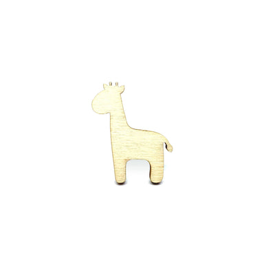 Adorable Giraffe Wooden Brooch Pin - Brooches - Paperdaise Accessories - Naiise