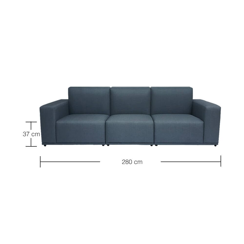 Moota 4 Seater Sofa | Modular Sofa | EcoClean Fabric Sofa Zest Livings Online 