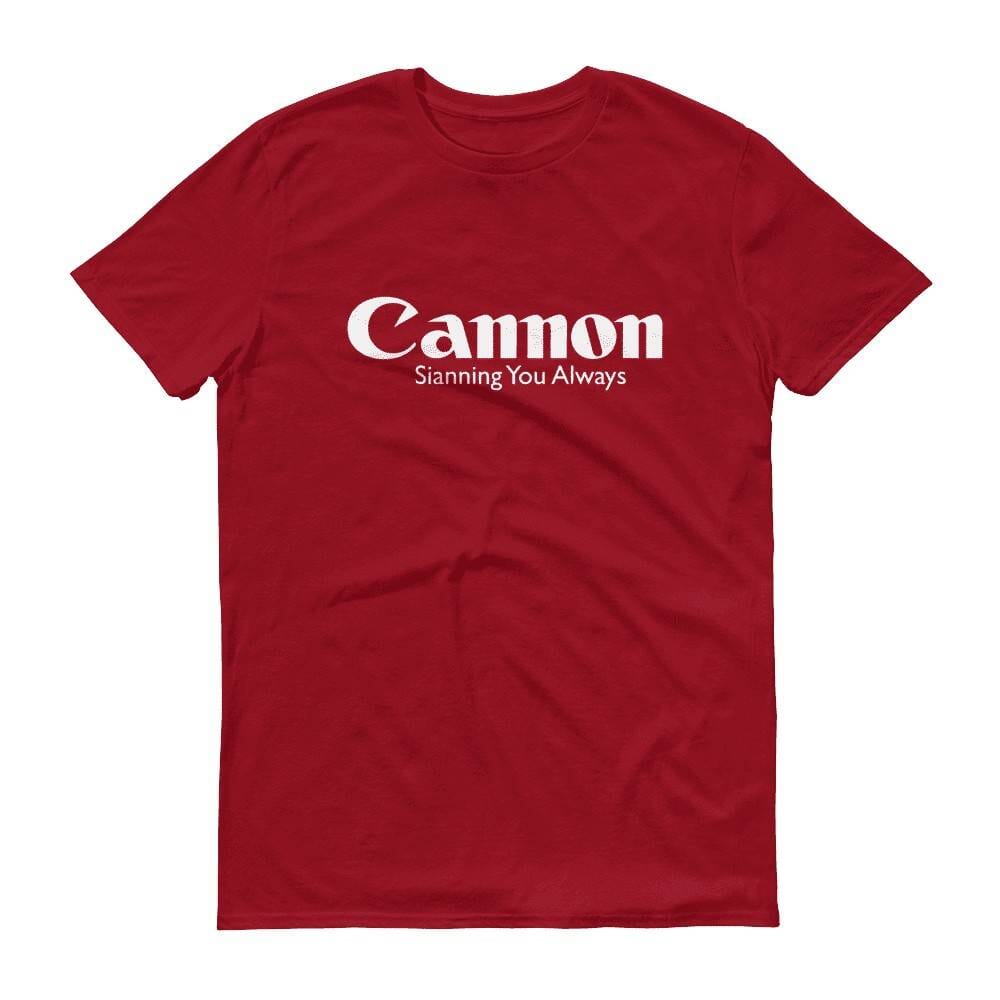 [Clearance Sales] Cannon Crew Neck S-Sleeve T-shirt Local T-shirts Wet Tee Shirt / Uncle Ahn T / Heng Tee Shirt / KaoBeiKing / Salty 