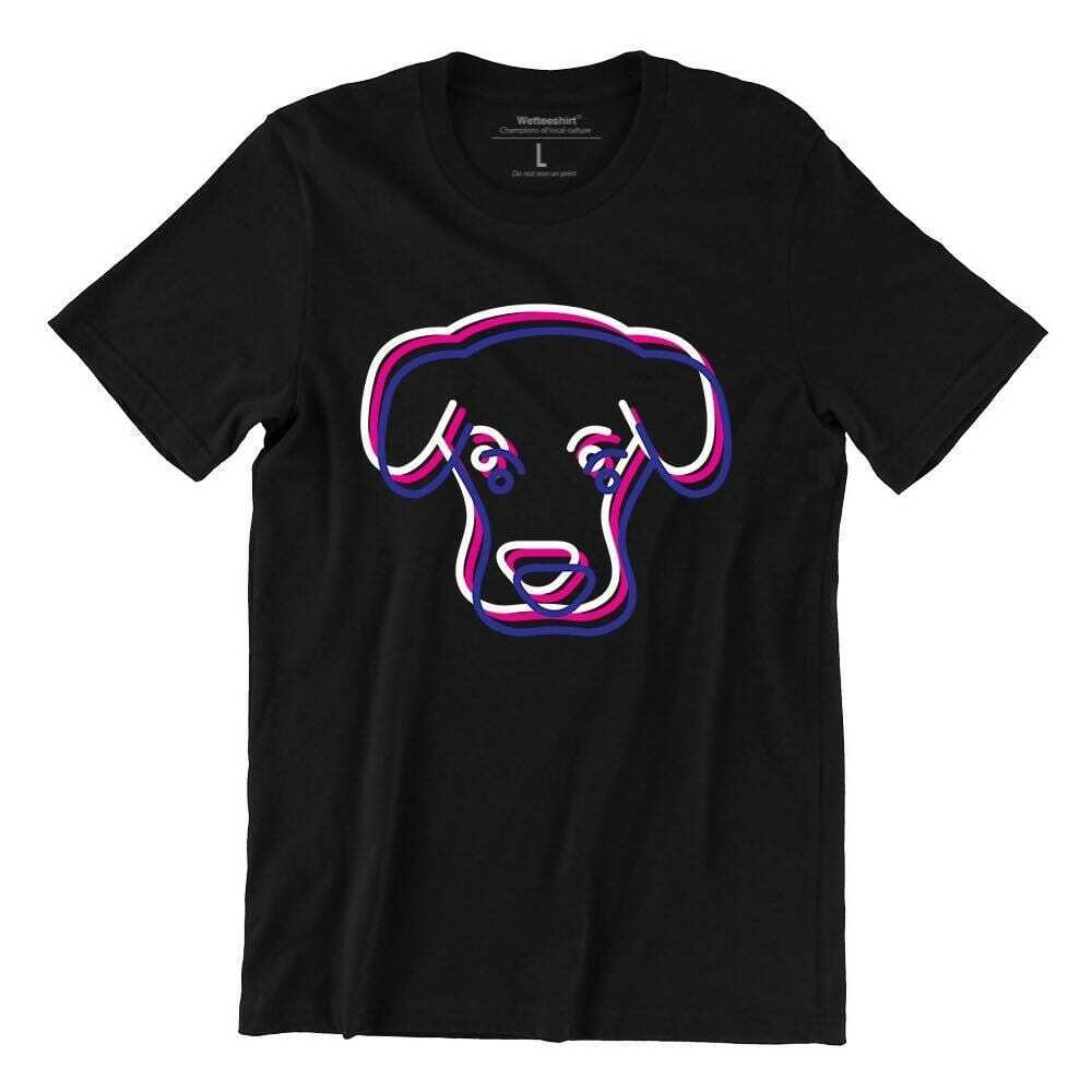 Dog Crew Neck S-Sleeve T-shirt Local T-shirts Wet Tee Shirt / Uncle Ahn T / Heng Tee Shirt / KaoBeiKing / Salty 