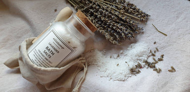 Bath Salts Lavender (150g) - Body Scrubs - Alletsoap - Naiise