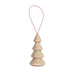 Wooden Christmas Tree Hanger - Tree Nr. 2 Home Decor 5mm Paper Pastel Pink 
