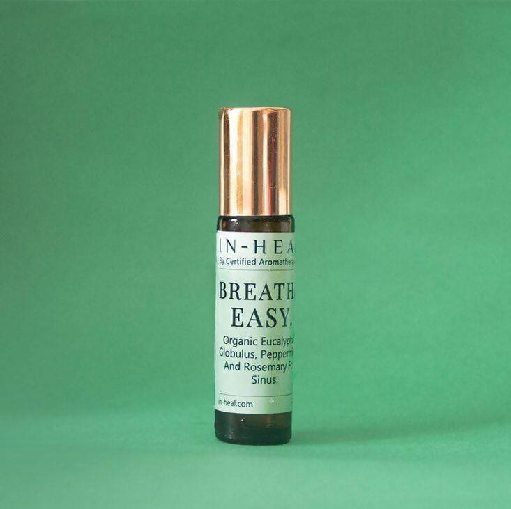 Breathe Easy-Aromatheraphy Essential Oil Roll-On - Essential Oil Roll-Ons - IN-HEAL - Naiise