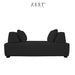 Jac 2 Seater Sofa Sofa Zest Livings Online Black 