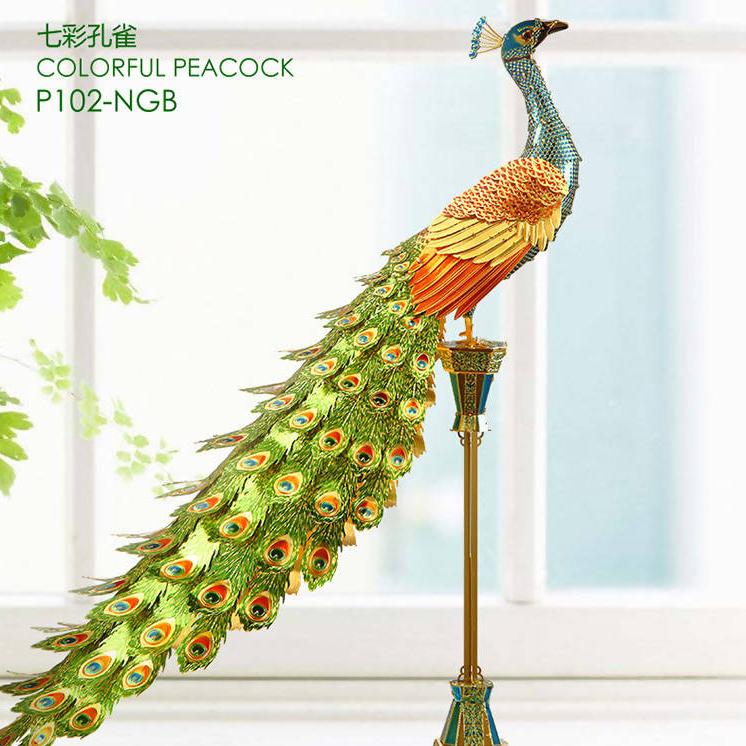 Metal Earth Peacock 3D Metal Model Kits 60% Off – Piececool
