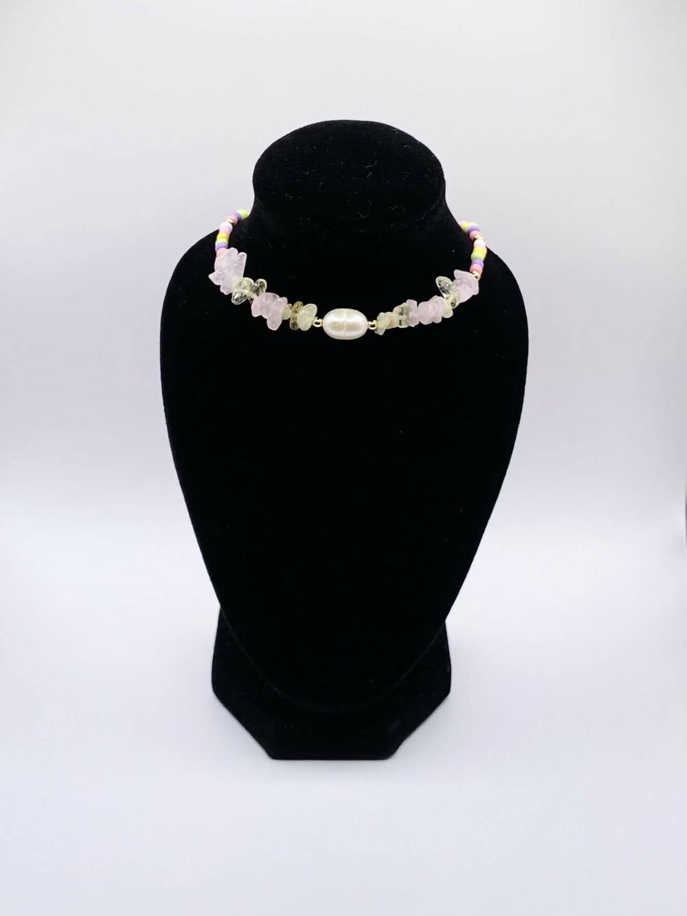 Pearl rose quartz and citrine necklace (Limited Edition) - Naiise