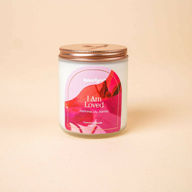 I AM LOVED Candle: Jasmine, Lily, Vanilla Scented Candles Innerfyre Co 