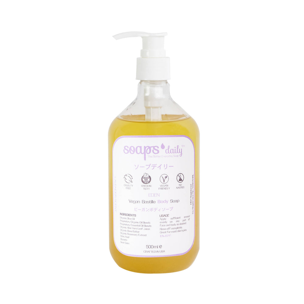 Eden Pure Bastille Body Soap (Relaxing Lavender) Soaps SOAPSDAILY Eden Pure Bastille Body Soap (Relaxing Lavender / 500ML) 