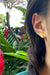 Dendrobium Sunny Yellow- Petite Orchid Stud Earrings in Rose Gold Plating - Local Jewellery - Forest Jewelry - Naiise