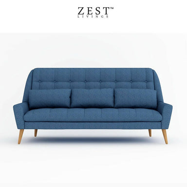 Hope 2.5 Seater Sofa | Scandinavian Design Sofa Zest Livings Online Blue 