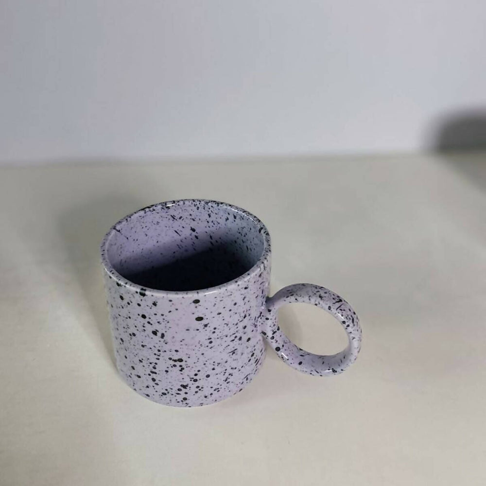 Macaron Speckled Ceramic Mug Mugs Curates Co Liliac 