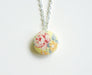Ellery Rose Handmade Fabric Button Necklace - Necklaces - Paperdaise Accessories - Naiise