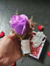 Flower Wands with Blessed Selenite Crystals x 4 choices New Arrivals Beyond Luxe by Kelly Angel Purple Rose 