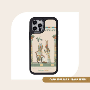 Card Storage & Stand Series - Kleopatra Phone Cases DEEBOOKTIQUE TEMPLE 