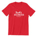 Humjis Crew Neck S-Sleeve T-shirt Local T-shirts Wet Tee Shirt / Uncle Ahn T / Heng Tee Shirt / KaoBeiKing Red XS 
