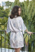 Floating Forget-Me-Nots Kimono Robe (Short) - Sleepwear for Women - The Mariposa Collection - Naiise