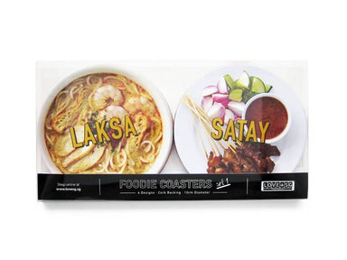 Foodie Coaster Set 1 - Local Coasters - LOVE SG - Naiise