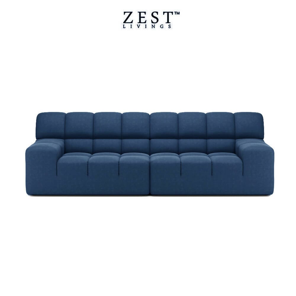 Roger 3 Seater Sofa | Modular Sofa Sofa Zest Livings Online Blue 