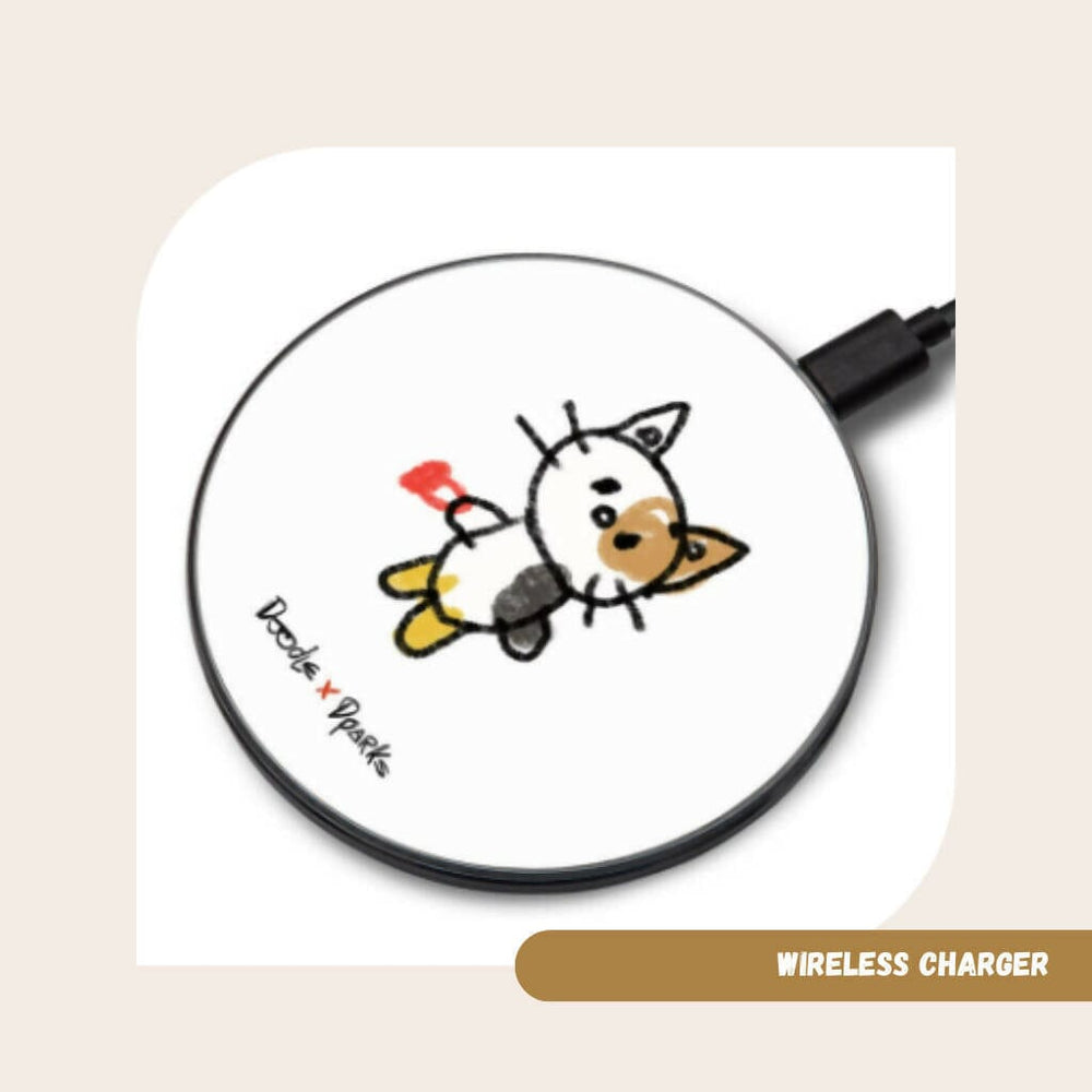 Wireless Charger - Doodle Personalised Chargers DEEBOOKTIQUE SUSPICIOUS CAT 