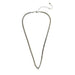 J. ByJee Minimal Flat Snake Chain Silver Necklace Necklaces J By Jee 