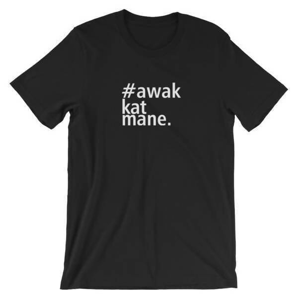 [Clearance Sales] AwakKatMane. Crew Neck S-Sleeve T-shirt T-shirts Wet Tee Shirt / Uncle Ahn T / Heng Tee Shirt / KaoBeiKing / Salty 
