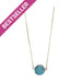 Blue Druzy Necklace Necklaces Colour Addict Jewellery 