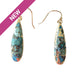 Turquoise Teardrop Earrings Earrings Colour Addict Jewellery 