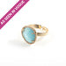 Blue Catseye Ring Rings Colour Addict Jewellery 