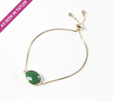 Green Onyx Gemstone Slide Bracelet Bracelets Colour Addict Jewellery 