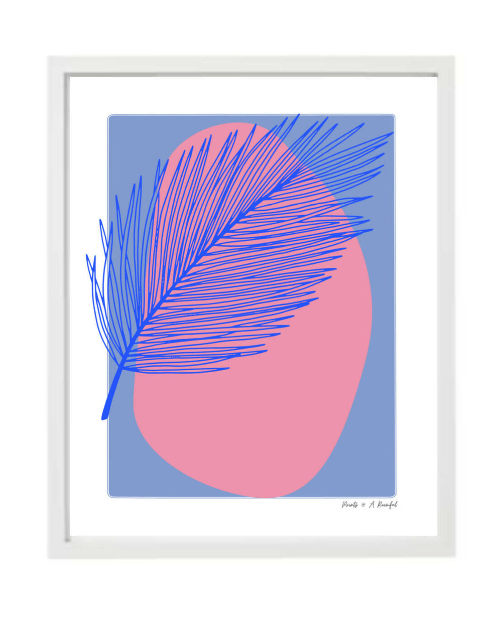 Wall art print : Inspired by nature (Blue) Prints Prints@ARoomful 