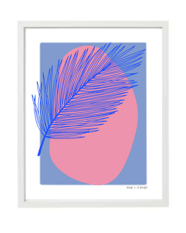 Wall art print : Inspired by nature (Blue) Prints Prints@ARoomful 