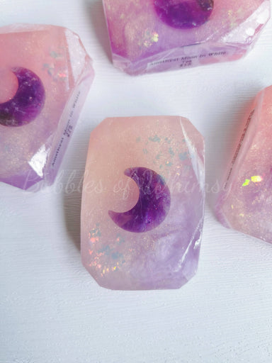 Pink Moonlit Sky crystal soap Soaps Haus of Whimsy 