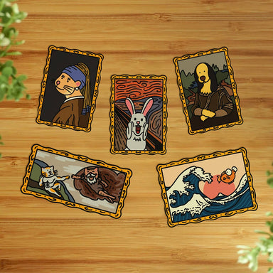 Pets in Famous Paintings Sticker Pack Stickers dchtoons 