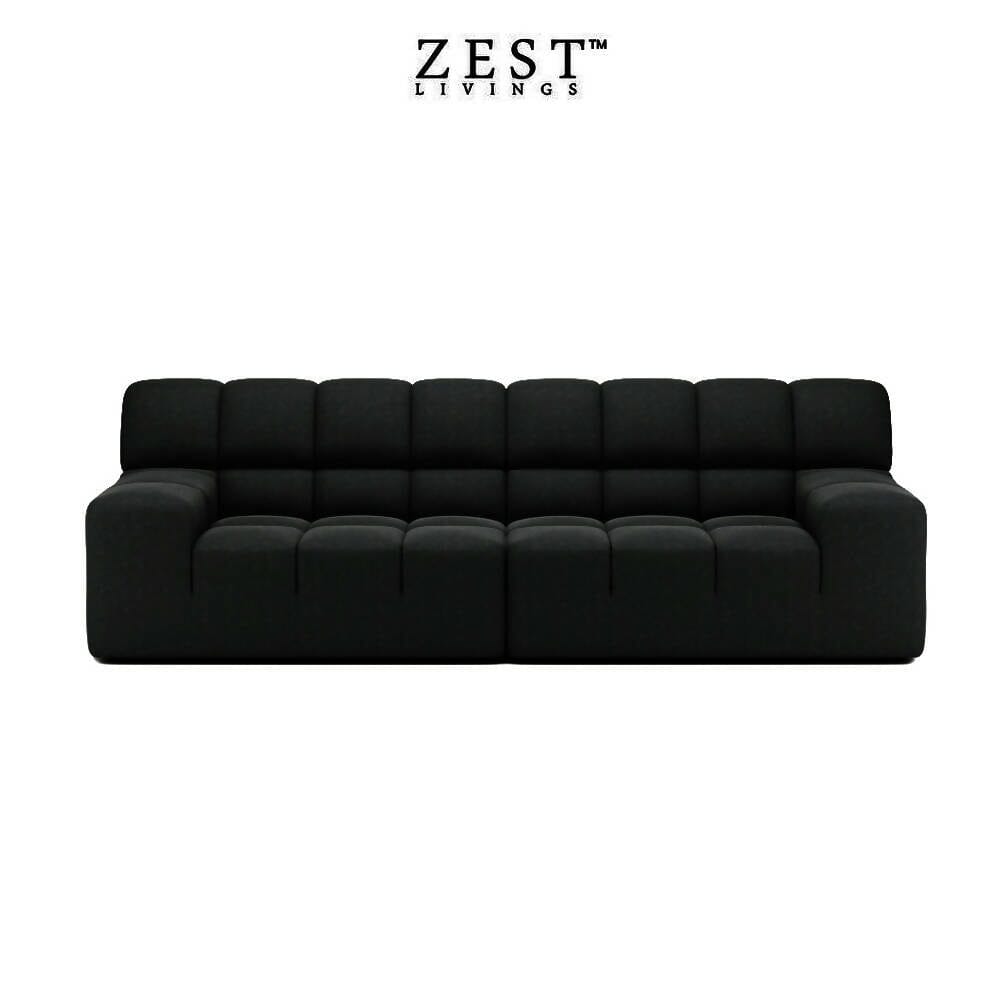 Roger 3 Seater Sofa | Modular Sofa Sofa Zest Livings Online Black 