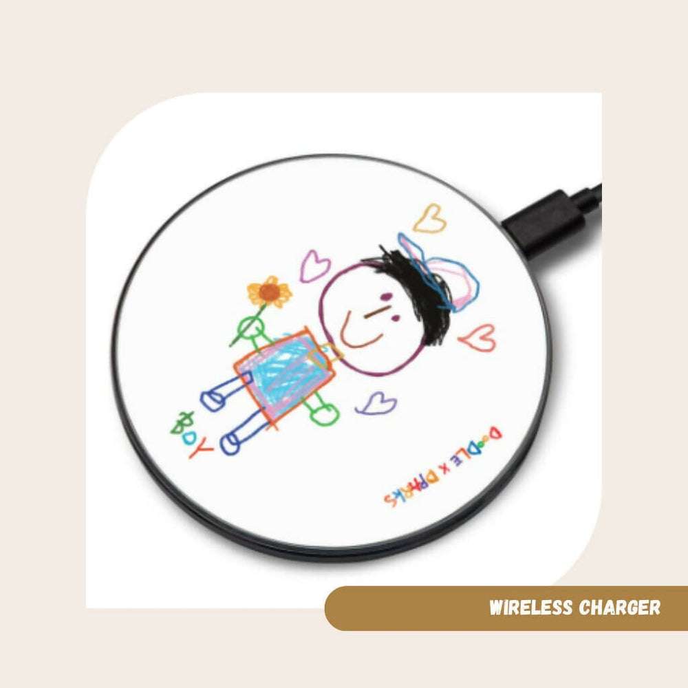 Wireless Charger - Doodle Personalised Chargers DEEBOOKTIQUE MY FAVOURITE - BOY 