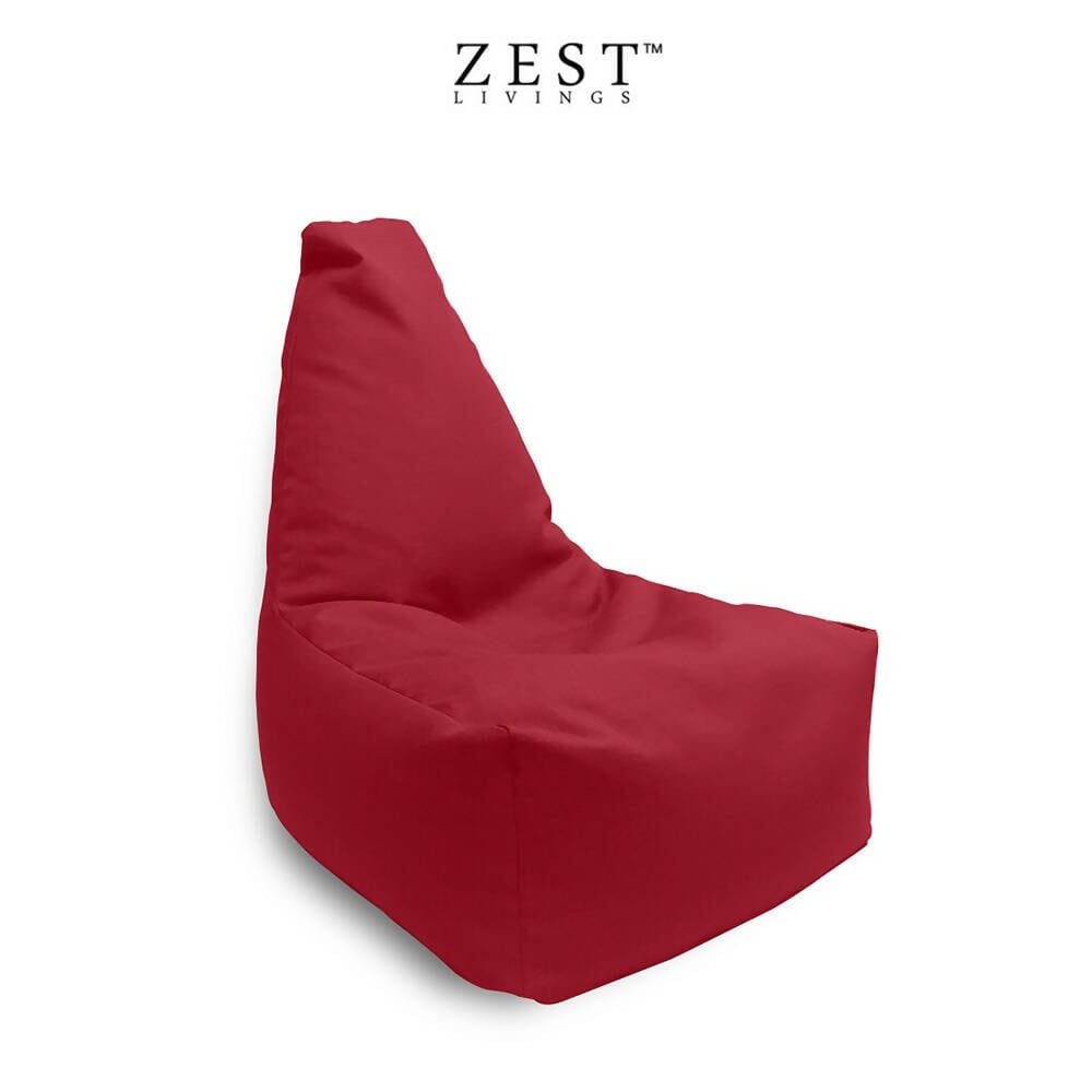 Milly Bean Bag | Super Soft Lounge Chair Bean Bags Zest Livings Online Red 