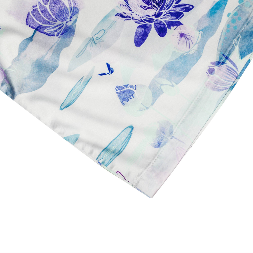 Lotus Flower Kimono Robe (Short) - Sleepwear for Women - The Mariposa Collection - Naiise