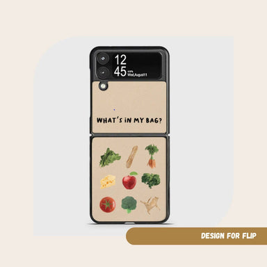 Design for Flip - What's In My Bag? Phone Cases DEEBOOKTIQUE 