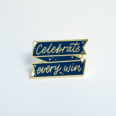 Celebrate Every Win | Enamel Pin Pins The Wild Artscapade 