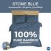 100% Natural Bamboo Bedsheet set - 5" Ice Pink Bedsheets Ora Bedding 100% Natural Bamboo Bedsheet set - 5" Stone Blue 