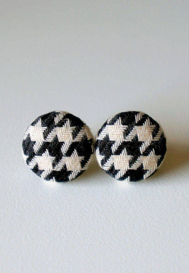 Mama Houndstooth Stud Earrings - Earrings - Paperdaise Accessories - Naiise