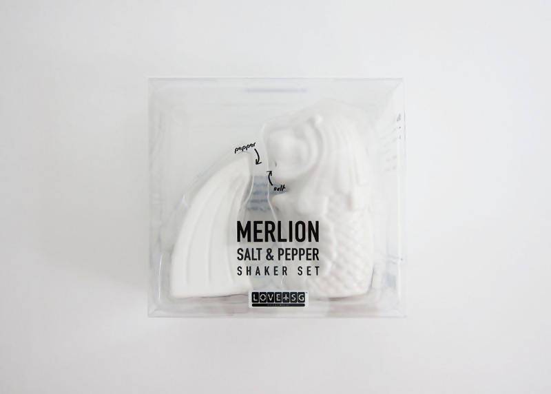 Merlion Salt & Pepper Shaker Set - Seasoning Holders - LOVE SG - Naiise