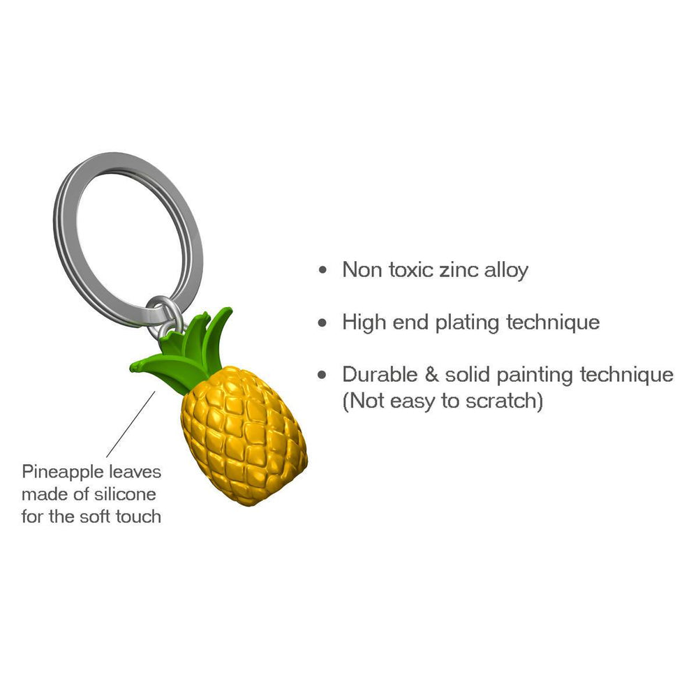 Metalmorphose Pineapple Keychain - Keychains - Zigzagme - Naiise