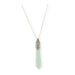 Bullet Shape Moonstone Necklace in White Gold Necklaces Colour Addict Jewellery 