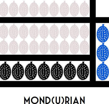 Mondrian Durian – Mond(u)rian Print - New Arrivals - Big Red Chilli - Naiise
