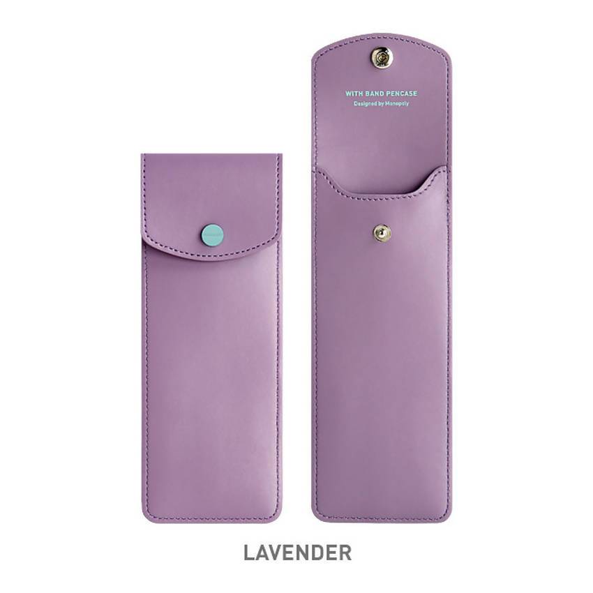 Monopoly Elastic Pen Case V.3 Lavender - Pencil Cases - Iluvo - Naiise